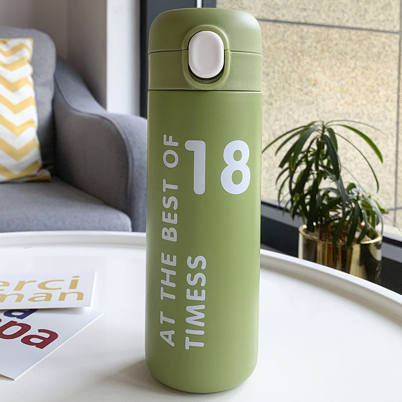 Digital Stainless Steel Thermos Cup Gift Student Drinking Cup - Bellarte Enchanté Digital Stainless Steel Thermos Cup Gift Student Drinking Cup